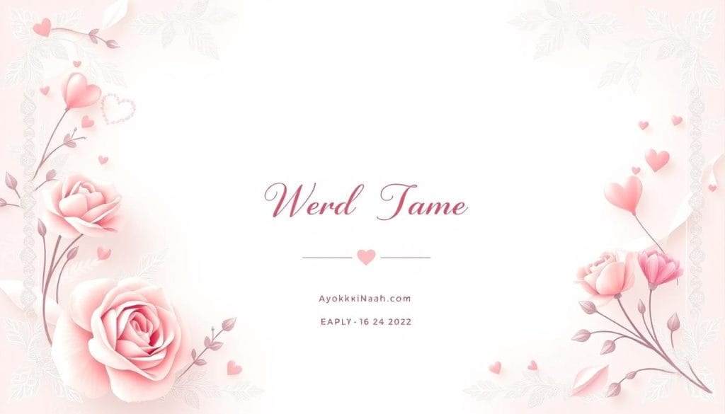 template love story undangan digital