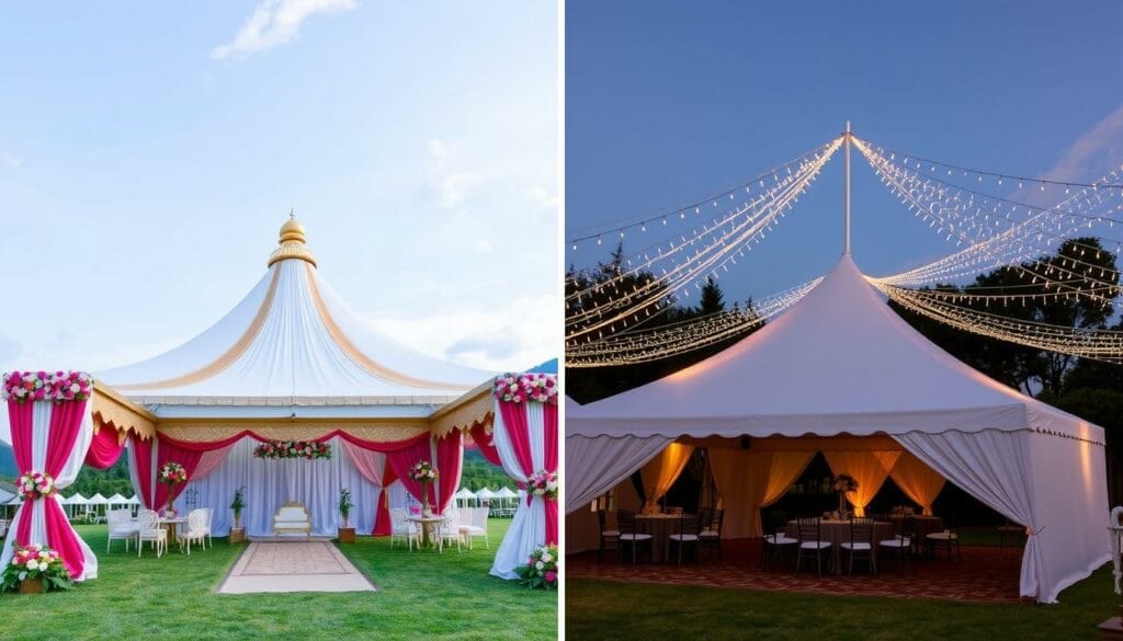 perbandingan tenda