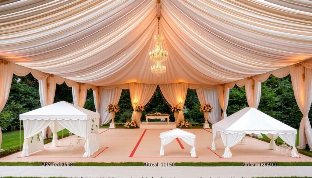 ukuran tenda pernikahan
