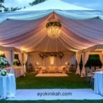 ukuran tenda pernikahan