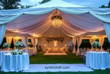 ukuran tenda pernikahan