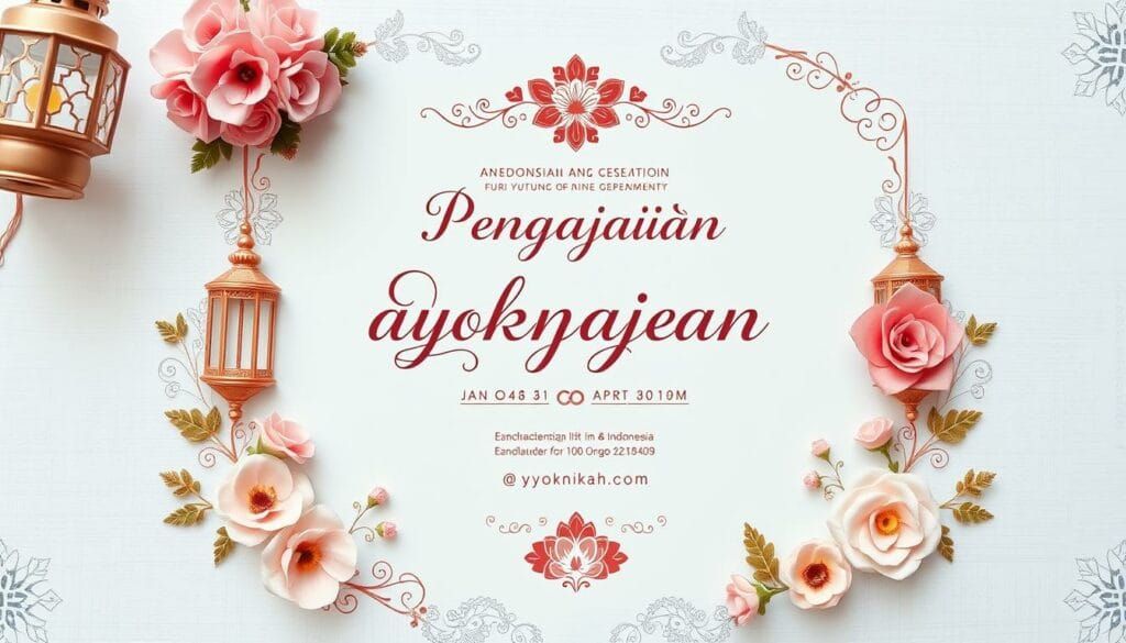 undangan pengajian pernikahan