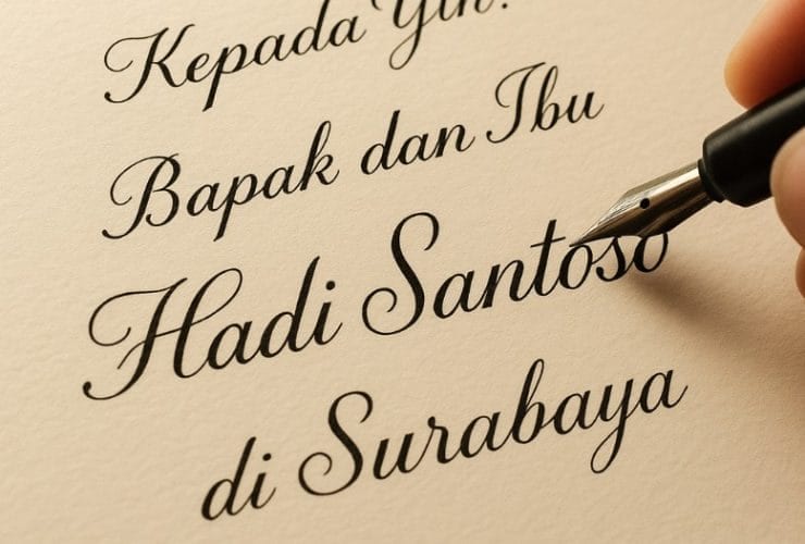 Cara Mengisi Undangan Pernikahan Tulisan Tangan agar Tampak Anggun & Penuh Tata Krama