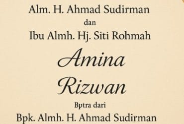 Penulisan Nama Orang Tua yang Sudah Meninggal di Undangan Pernikahan
