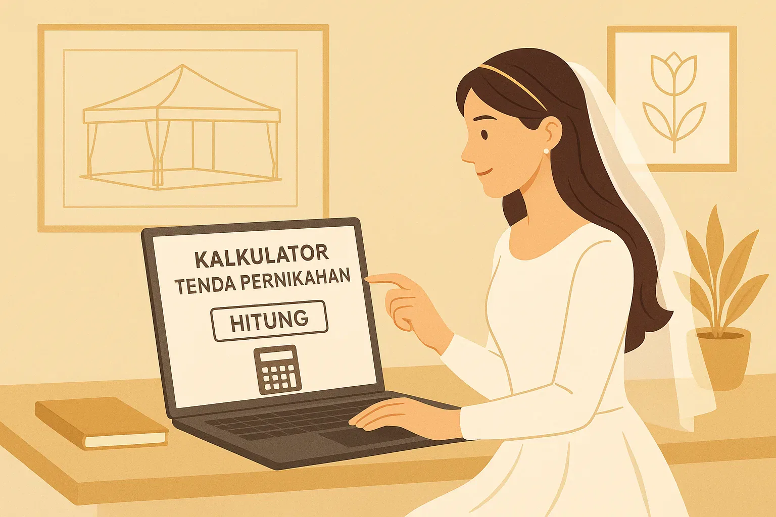 cara menghitung tenda pernikahan