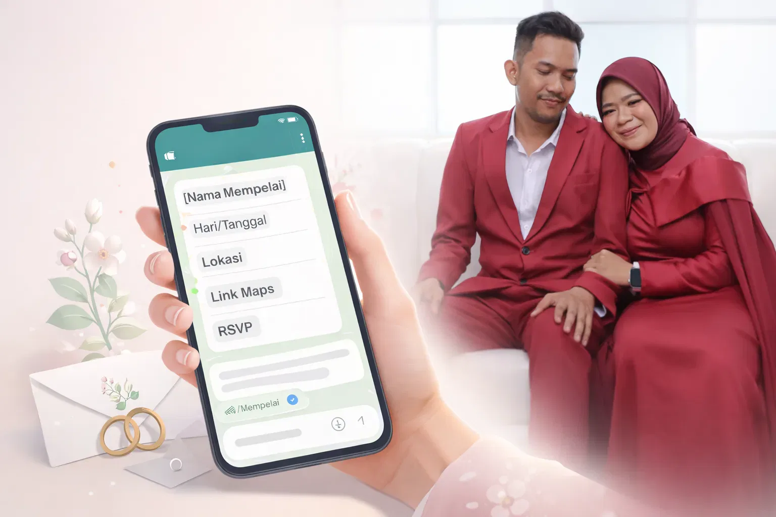 Kata-kata Undangan Pernikahan Digital