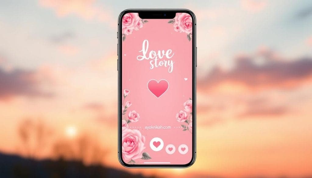 mengoptimalkan love story untuk tampilan mobile