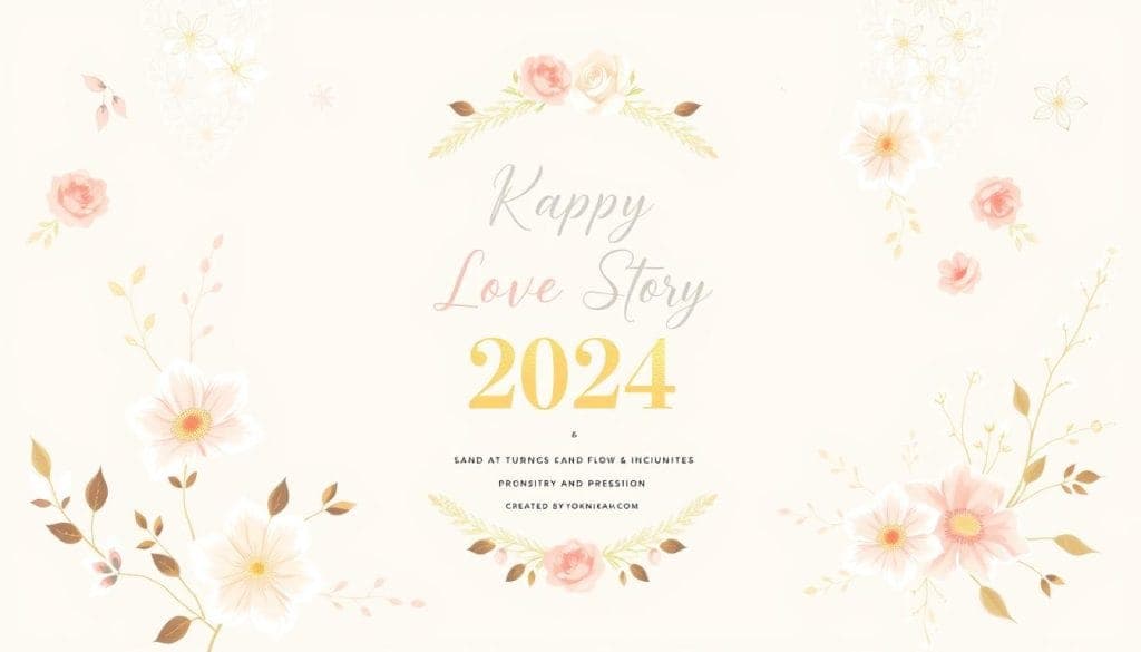 tren desain love story undangan digital 2024