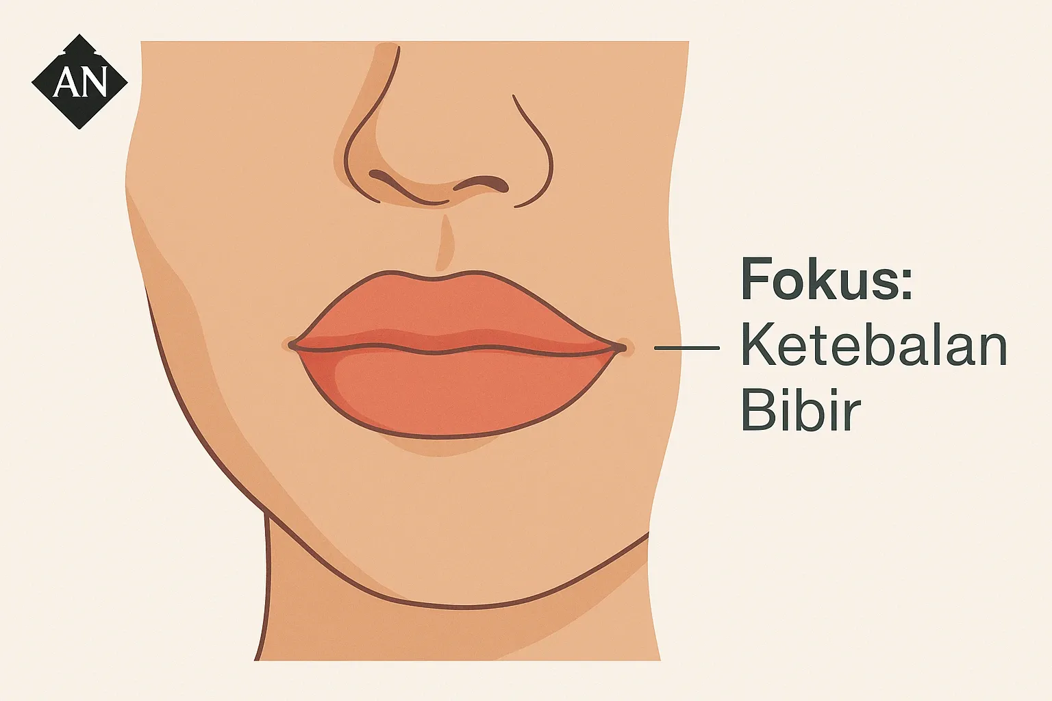 arti bibir tebal