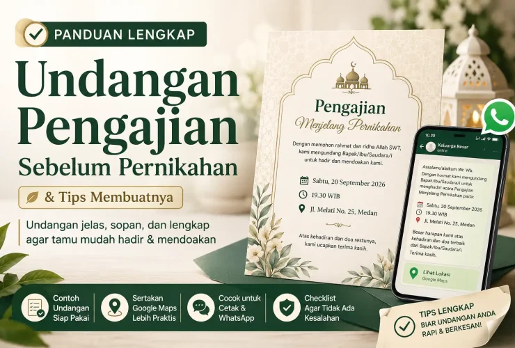 Undangan Pengajian Sebelum Pernikahan