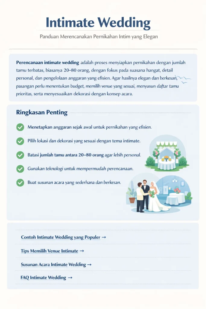 Intimate Wedding